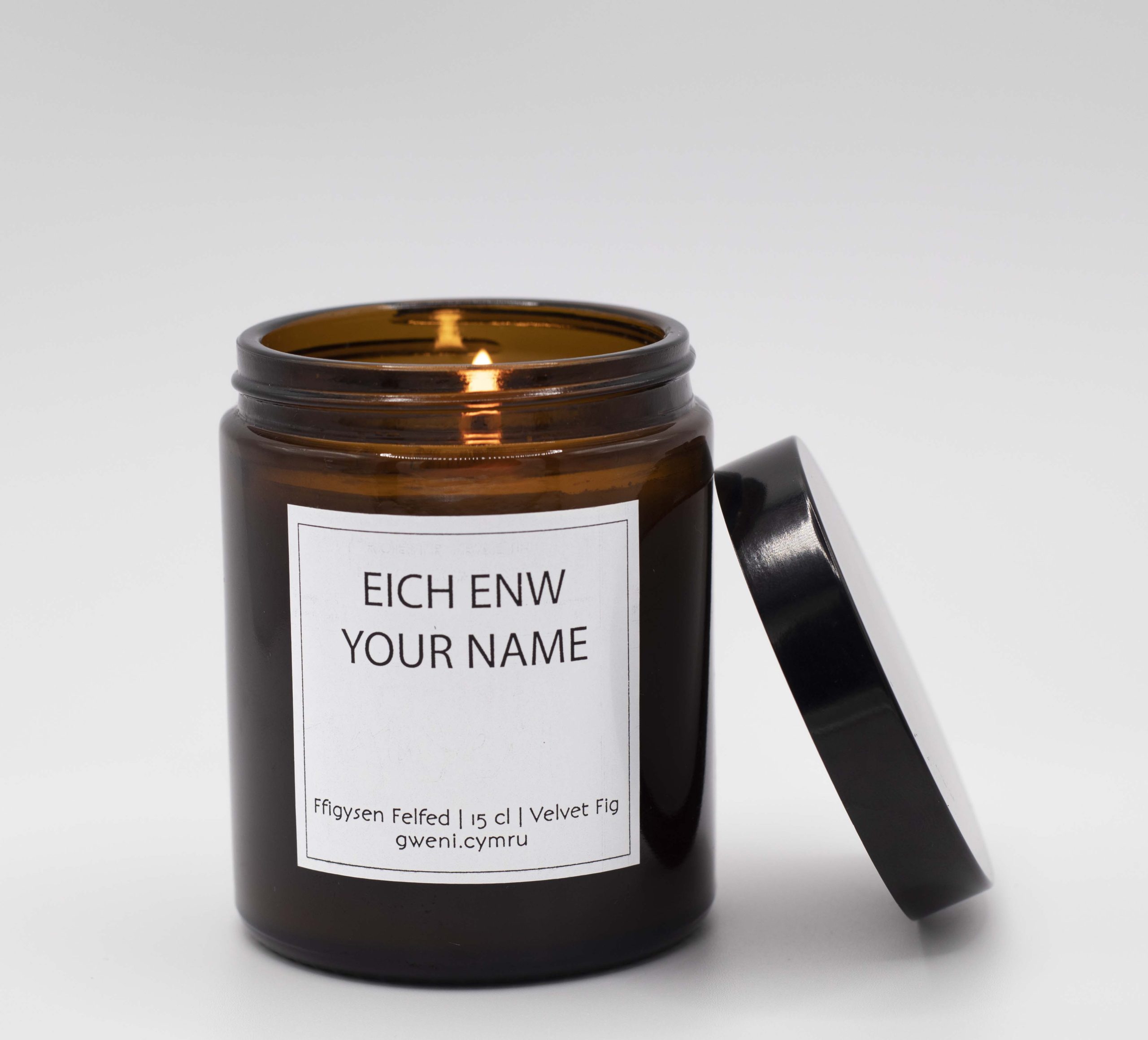 Personalised candle