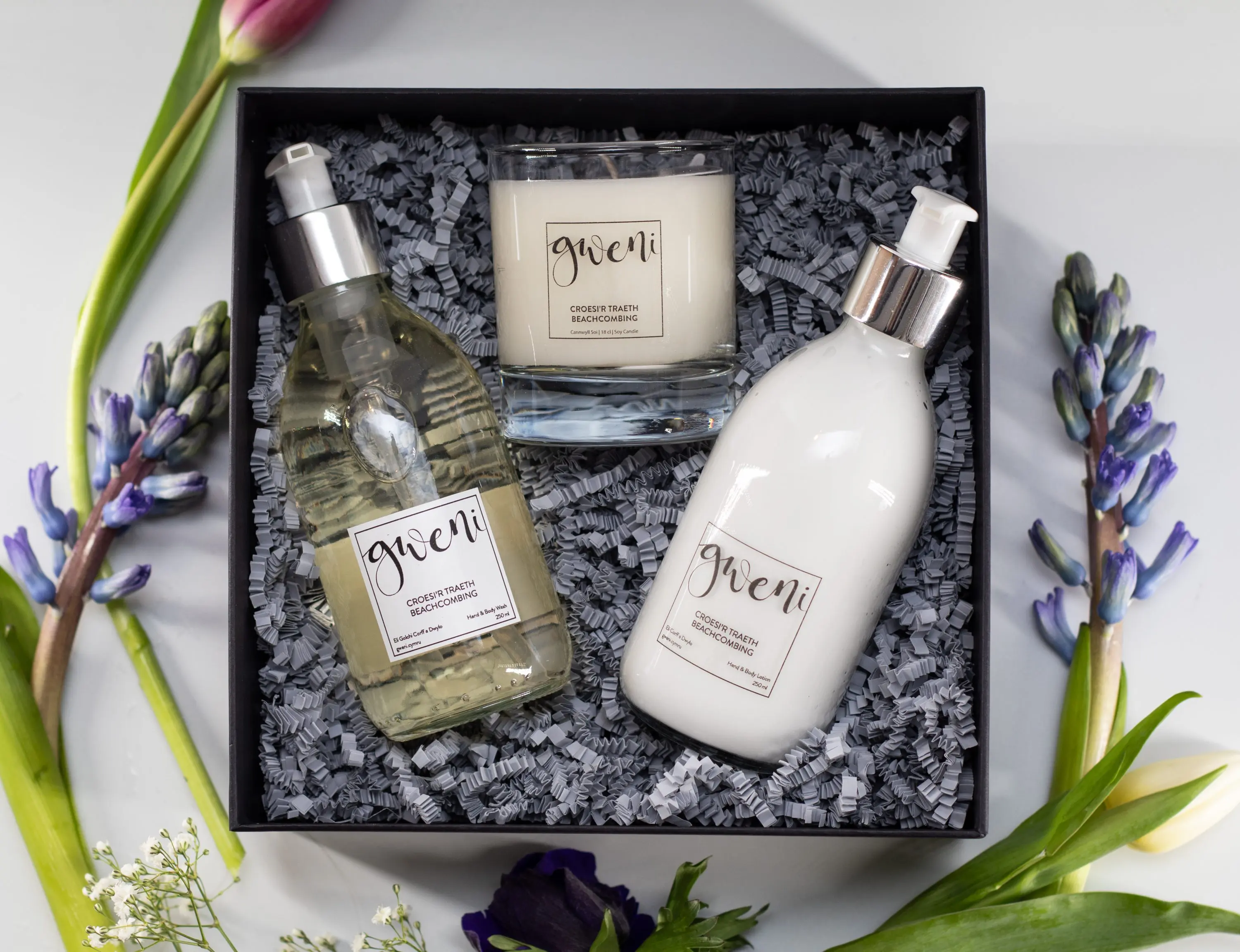 Candle & Skincare Gift Set